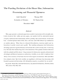 Cover page: The Puzzling Evolution of the Home Bias, Information Processing and Financial Openness