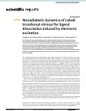 Cover page: Nonadiabatic dynamics of cobalt tricarbonyl nitrosyl for ligand dissociation induced by electronic excitation