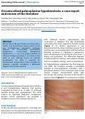 Cover page: Circumscribed palmoplantar hypokeratosis: a case report and review of the literature