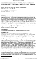 Cover page: Worker performance and ventilation: analyses of time-series data for a group of call-center workers