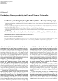 Cover page: Postinjury Neuroplasticity in Central Neural Networks