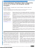 Cover page: Vertical Optokinetic Stimulation Induces Diagonal Eye Movements in Patients with Idiopathic Infantile Nystagmus