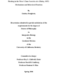 Cover page: Flashing in the 'Disco' Clam Ctenoides ales (Finlay, 1927): Mechanisms and Behavioral Function