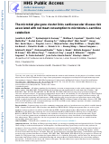 Cover page: The microbial gbu gene cluster links cardiovascular disease risk associated with red meat consumption to microbiota l-carnitine catabolism