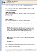 Cover page: The Opportunity Cost of Futile Treatment in the ICU*