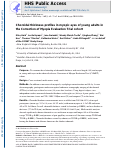 Cover page: Choroidal Thickness Profiles in Myopic Eyes of Young Adults in the Correction of Myopia Evaluation Trial Cohort