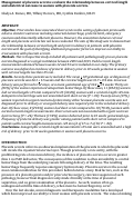 Cover page: Management of placenta accreta: evaluate the relationship between cervical length and obstetrical outcome in women with placenta accreta