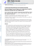 Cover page: A randomized noninferiority trial evaluating remotely-delivered stepped care for depression using internet cognitive behavioral therapy (CBT) and telephone CBT