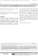 Cover page: Erratum: Clinical Significance of Bronchodilator Responsiveness Evaluated by Forced Vital Capacity in COPD: SPIROMICS Cohort Analysis [Corrigendum].