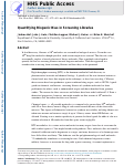 Cover page: Quantifying biogenic bias in screening libraries