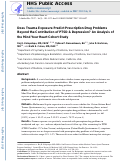 Cover page: Does trauma exposure predict prescription drug problems beyond the contribution of post-traumatic stress disorder and depression? An analysis of the Mind Your Heart cohort study