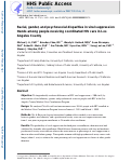 Cover page: Racial, gender, and psychosocial disparities in viral suppression trends among people receiving coordinated HIV care in Los Angeles County