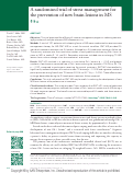 Cover page: A randomized trial of stress management for the prevention of new brain lesions in MS.