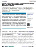 Cover page: Elective Discontinuation of Larotrectinib in Pediatric Patients With TRK Fusion Sarcomas and Related Mesenchymal Tumors.