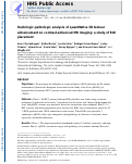 Cover page: Radiologic-pathologic analysis of quantitative 3D tumour enhancement on contrast-enhanced MR imaging: a study of ROI placement