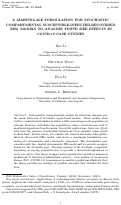 Cover page: A martingale formulation for stochastic compartmental susceptible-infected-recovered (SIR) models to analyze finite size effects in COVID-19 case studies