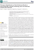 Cover page: Looseness Identification of Track Fasteners Based on Ultra-Weak FBG Sensing Technology and Convolutional Autoencoder Network