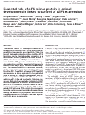 Cover page: Essential role of eIF5-mimic protein in animal development is linked to control of ATF4 expression