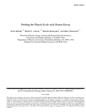 Cover page: Probing the Planck Scale with Proton Decay