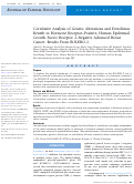 Cover page: Correlative Analysis of Genetic Alterations and Everolimus Benefit in Hormone Receptor–Positive, Human Epidermal Growth Factor Receptor 2–Negative Advanced Breast Cancer: Results From BOLERO-2