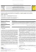 Cover page: Uniform multicommodity flow through the complete graph with random edge-capacities