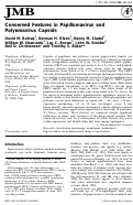 Cover page: Conserved Features in Papillomavirus and Polyomavirus Capsids
