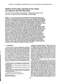 Cover page: Modeling of land surface evaporation by four schemes and comparison with FIFE observations