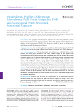 Cover page: Metabolomic Profiles Differentiate Scleroderma-PAH From Idiopathic PAH and Correspond With Worsened Functional Capacity