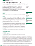 Cover page: Cell Therapy for Chronic TBI: Interim Analysis of the Randomized Controlled STEMTRA Trial.