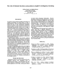 Cover page: The role of element location and position in implicit contingency learning