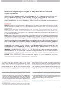 Cover page: Prolonged Length of Stay after Elective Carotid Revascularization