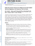 Cover page: Rapid, non-invasive fluorescence margin assessment: Optical specimen mapping in oral squamous cell carcinoma