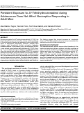 Cover page: Persistent Exposure to Δ9-Tetrahydrocannabinol during Adolescence Does Not Affect Nociceptive Responding in Adult Mice