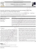 Cover page: Synergetic enhancement of mechanical and electrical strength in epoxy/silica nanocomposites via chemically-bonded interface