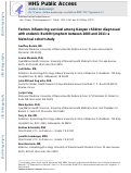 Cover page: Factors influencing survival among Kenyan children diagnosed with endemic Burkitt lymphoma between 2003 and 2011: A historical cohort study