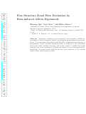 Cover page: Fine structure zonal flow excitation by beta-induced Alfvén eigenmode