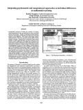 Cover page: Integrating psychometric and computational approaches to individual differences in multimodal reasoning