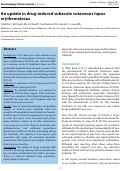 Cover page: An update in drug-induced subacute cutaneous lupus erythematosus