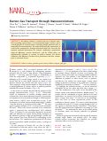 Cover page: Exciton Gas Transport through Nanoconstrictions