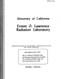 Cover page: THERMODYNAMICS OF SOLUTIONS X. EQUATION OF STATE AND VAPOR PRESSURE