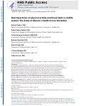 Cover page: Dual trajectories of physical activity and blood lipids in midlife women: The Study of Women’s Health Across the Nation