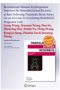 Cover page: Recombinant Human Erythropoietin Improves the Neurofunctional Recovery of Rats Following Traumatic Brain Injury via an Increase in Circulating Endothelial Progenitor Cells