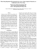 Cover page: When Sleep-Dependent Gist Extraction Goes Awry: False Composite Memories areFacilitated by Slow Wave Sleep