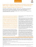 Cover page: Inequities in Health Outcomes in Children and Adults With Type 1 Diabetes: Data From the T1D Exchange Quality Improvement Collaborative.