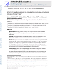 Cover page: Which MCI Patients Should be Included in Prodromal Alzheimer Disease Clinical Trials?