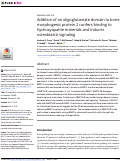 Cover page: Addition of an oligoglutamate domain to bone morphogenic protein 2 confers binding to hydroxyapatite materials and induces osteoblastic signaling.