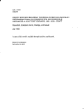 Cover page: ENERGY EFFICIENT BUILDINGS. TECHNICAL POTENTIALS AND POLICY RECOMMENDATIONS FOR CONSERVATION AND RENEWABLE RESOURCES: A LEAST COST SCENARIO, 1980 - 2000 - DRAFT