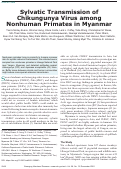 Cover page: Sylvatic Transmission of Chikungunya Virus among Nonhuman Primates in Myanmar - Volume 28, Number 12—December 2022 - Emerging Infectious Diseases journal - CDC