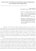 Cover page: El motivo árabe en el modernismo y posmodernismo argentino: Ángel Estrada, Arturo Capdevilla y Álvaro Melián Lafinur