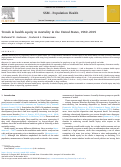 Cover page: Trends in health equity in mortality in the United States, 1969–2019